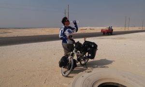 Cycling in Egypt from Cairo to Beni Souef.