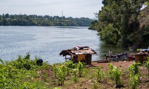 Nile source in Uganda in Jinjia city.