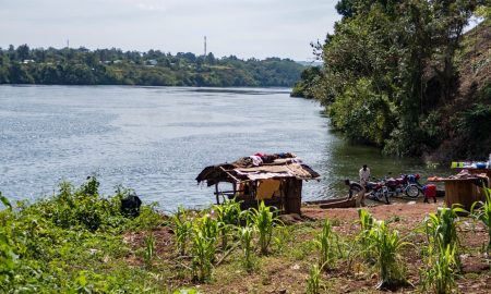 Nile source in Uganda in Jinjia city.