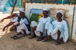 People in Atbara Sudan.