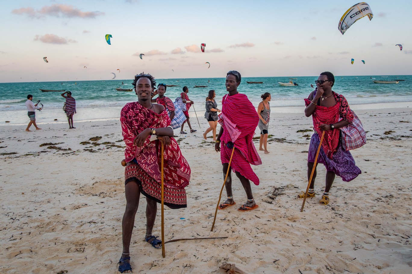 Paje beach in Zanzibar, the second most beautifull here.