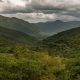 Mountain view in Tanzania on the road fron Mikumi to Iringa with my bicycle .