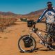 Cycle in South Africa on a bicycle on N7 road to Cape Town from Cairo.